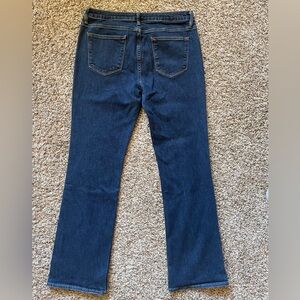 Dark Blue Women's Straight-Leg Jeans